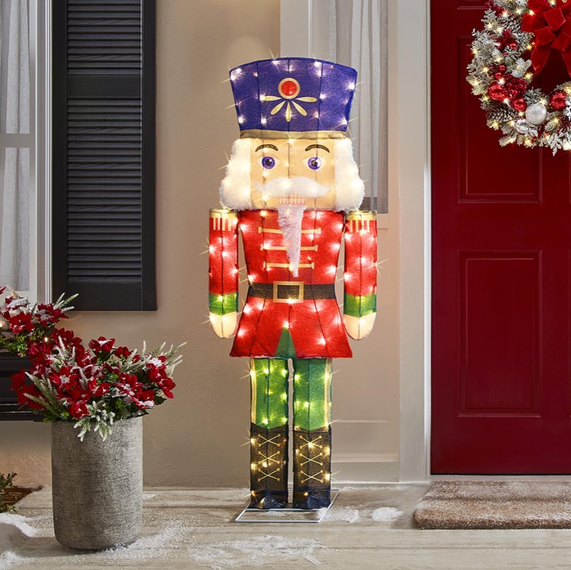 Christmas Clearance in July💝Buy 2 Get 2 Free💥Outdoor 5' Twinkling Nutcracker