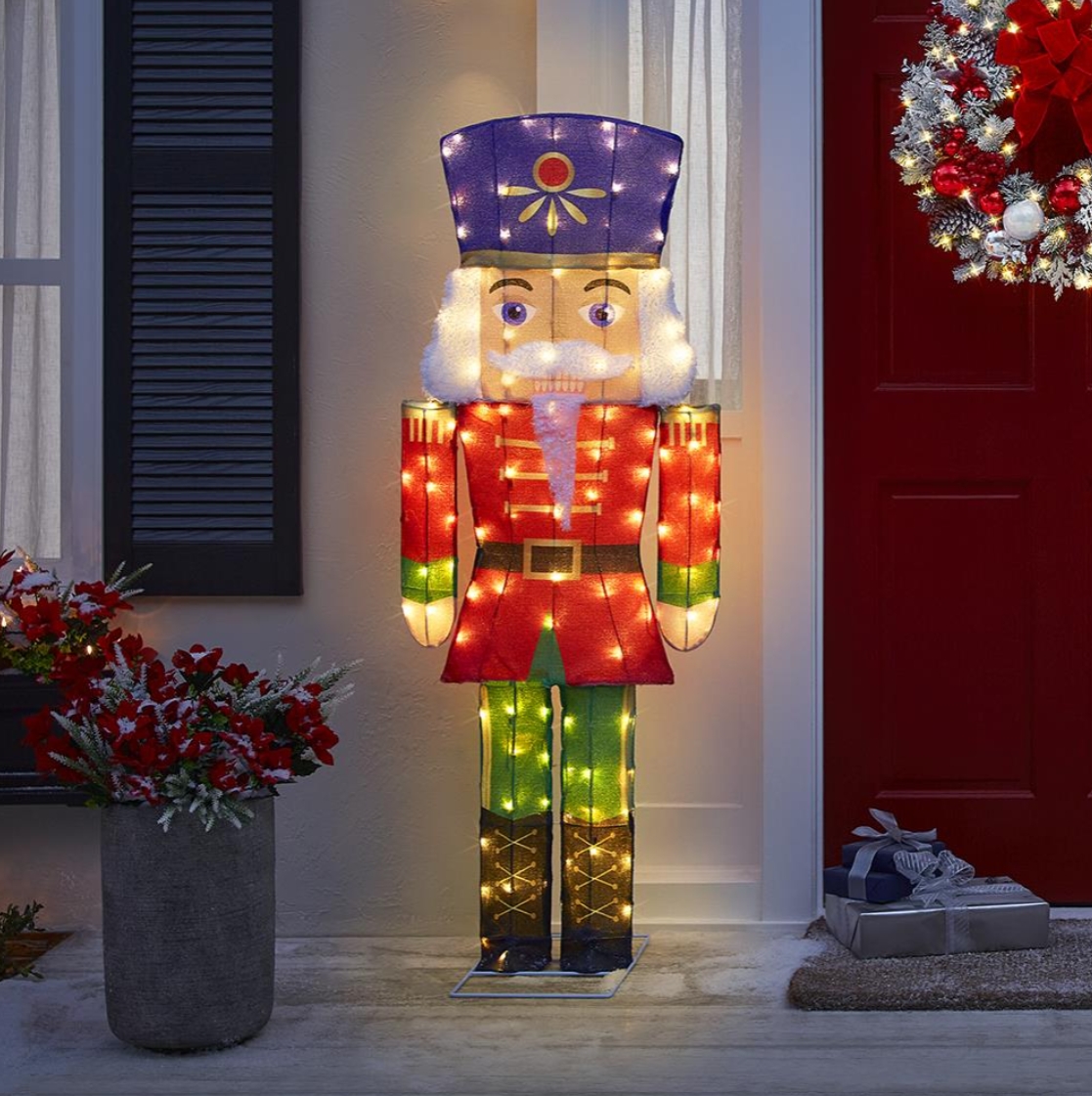 Christmas Clearance in July💝Buy 2 Get 2 Free💥Outdoor 5' Twinkling Nutcracker