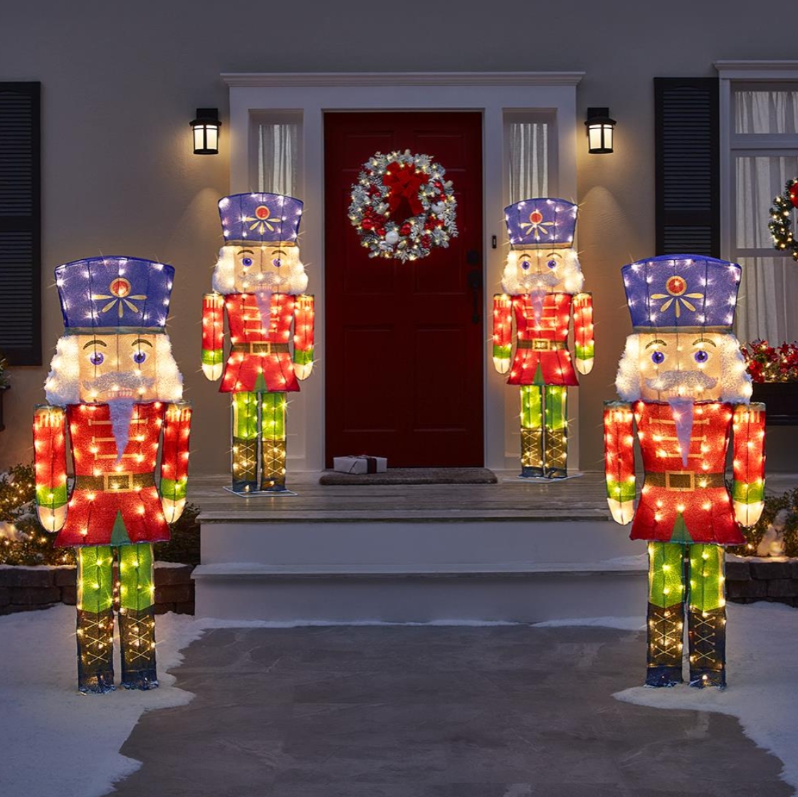 Christmas Clearance in July💝Buy 2 Get 2 Free💥Outdoor 5' Twinkling Nutcracker