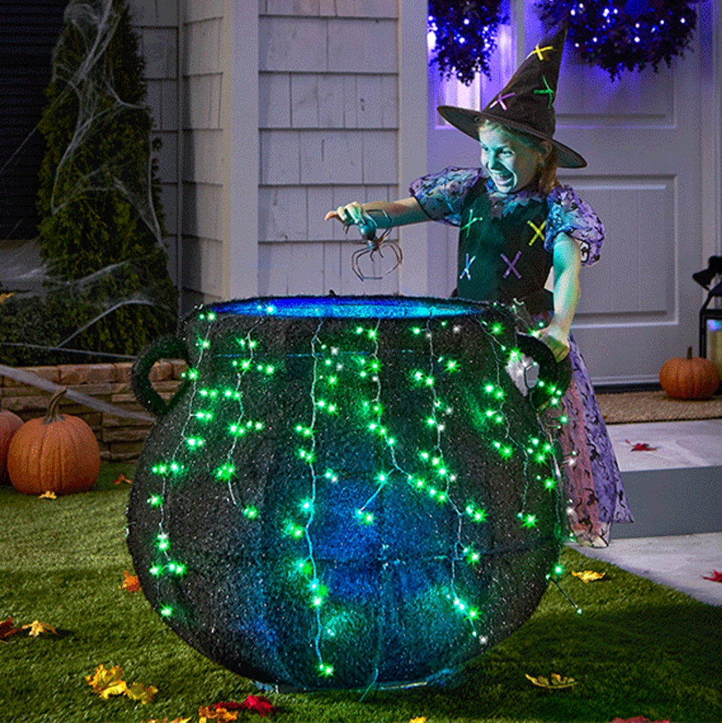 Soon to be sold out!!💝Last Day For Factory Outlet Shop💥Witch's Lightshow Brew Cauldron