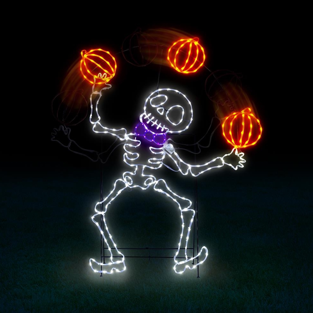 Soon to be sold out!!💝Last Day For Factory Outlet Shop💥5' Pumpkin Juggling Skeleton