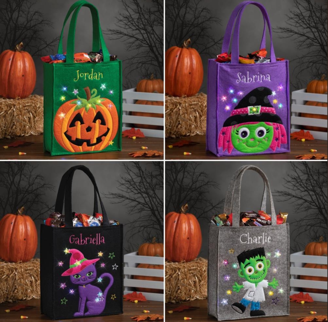 Soon to be sold out!!💝Last Day For Factory Outlet Shop💥Trick or Treater's Personalized Light Show Bag