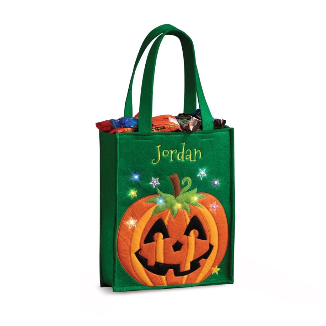 Soon to be sold out!!💝Last Day For Factory Outlet Shop💥Trick or Treater's Personalized Light Show Bag