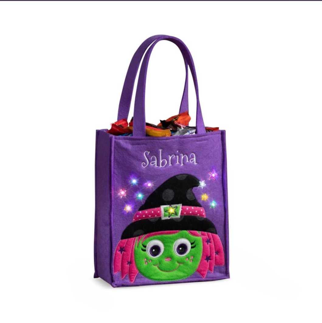 Soon to be sold out!!💝Last Day For Factory Outlet Shop💥Trick or Treater's Personalized Light Show Bag