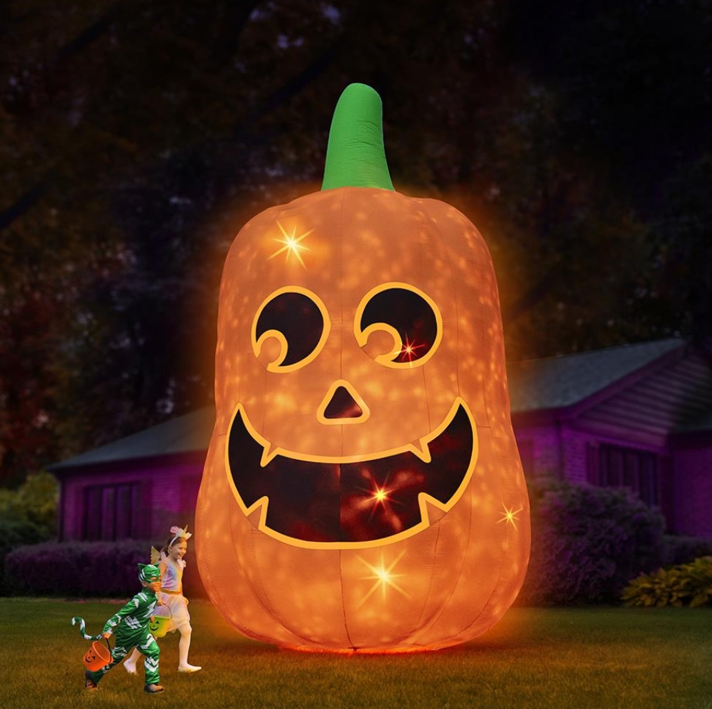 Soon to be sold out!!💝Last Day For Factory Outlet Shop💥16' Glowing Inflatable Jack O' Lantern