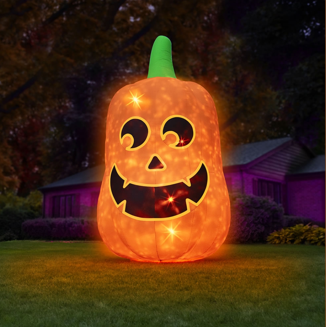 Soon to be sold out!!💝Last Day For Factory Outlet Shop💥16' Glowing Inflatable Jack O' Lantern