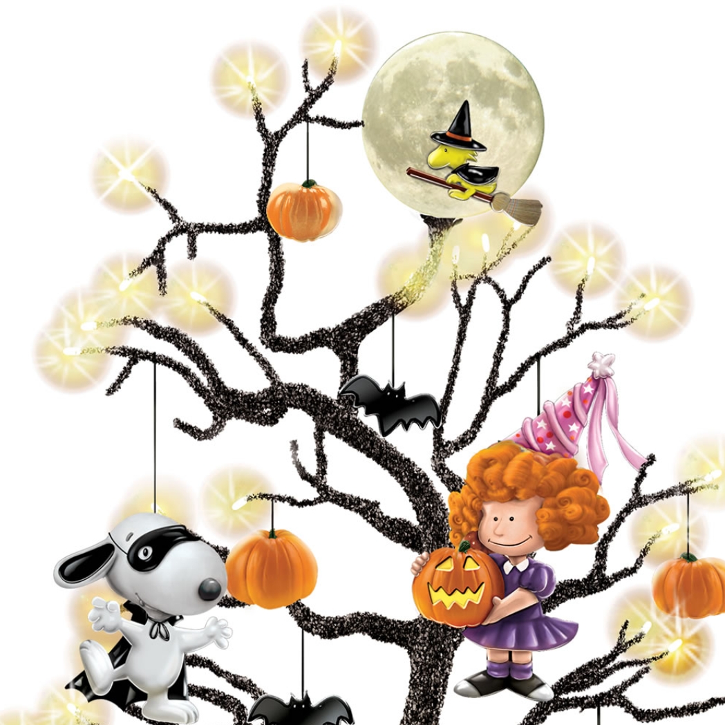 Soon to be sold out!!💝Last Day For Factory Outlet Shop💥"It's The Great Pumpkin" Illuminated Halloween Tree