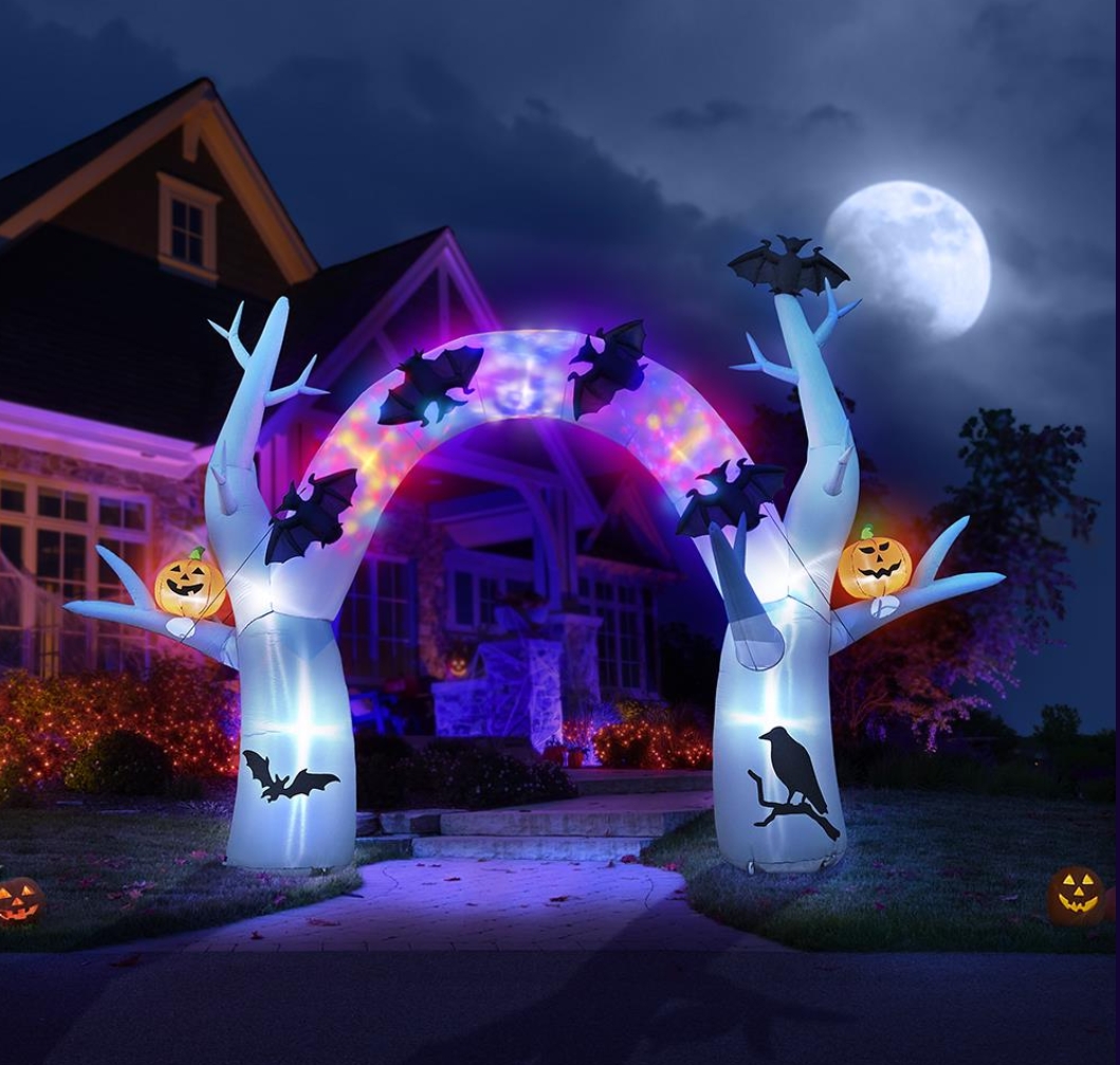 Soon to be sold out!!💝Last Day For Factory Outlet Shop💥 12' Haunted Halloween Archway