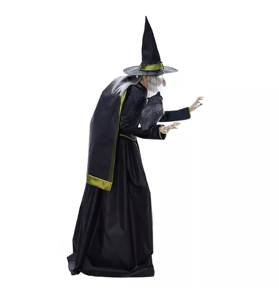 Soon to be sold out!!💝Last Day For Factory Outlet Shop💥Member's Mark 6' Pre-Lit Animated Vintage Witch