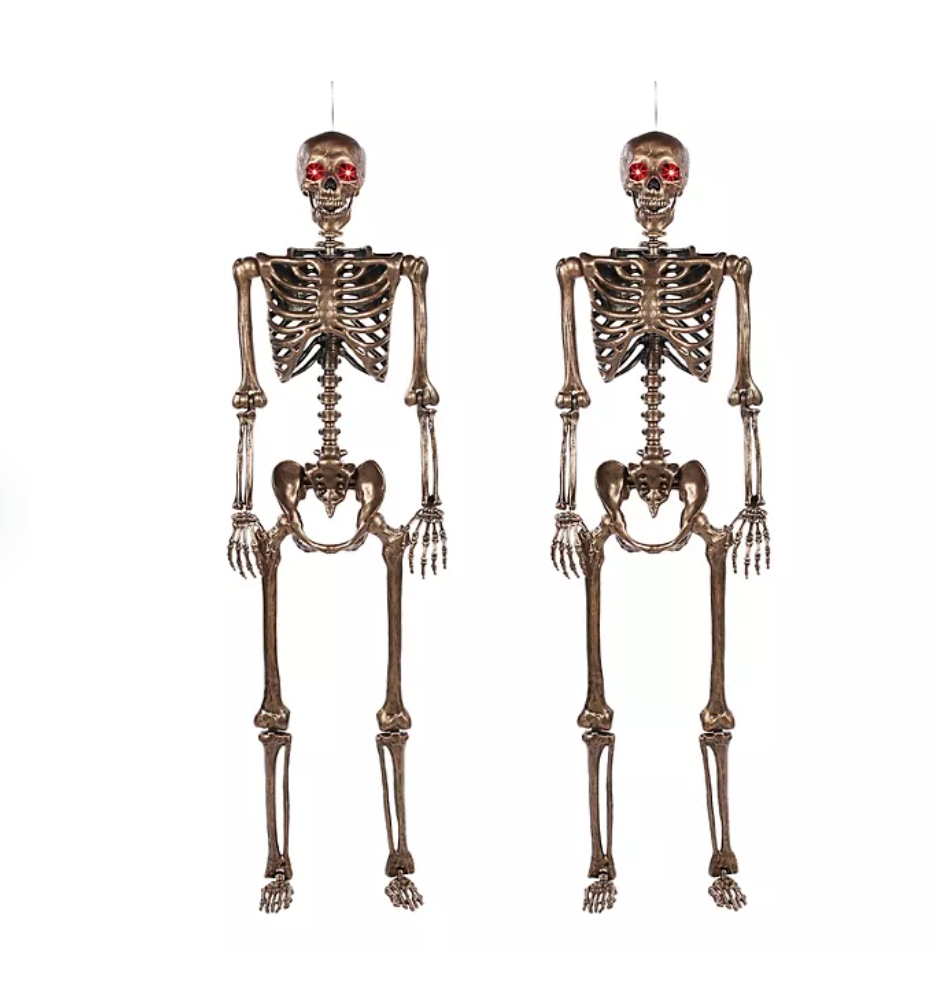Soon to be sold out!!💝Last Day For Factory Outlet Shop💥Member's Mark Talking Bronze Skeletons, Set of 2