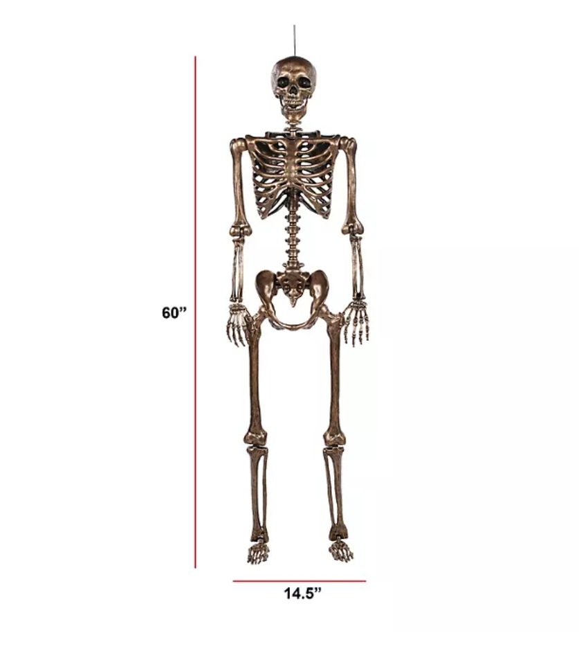 Soon to be sold out!!💝Last Day For Factory Outlet Shop💥Member's Mark Talking Bronze Skeletons, Set of 2