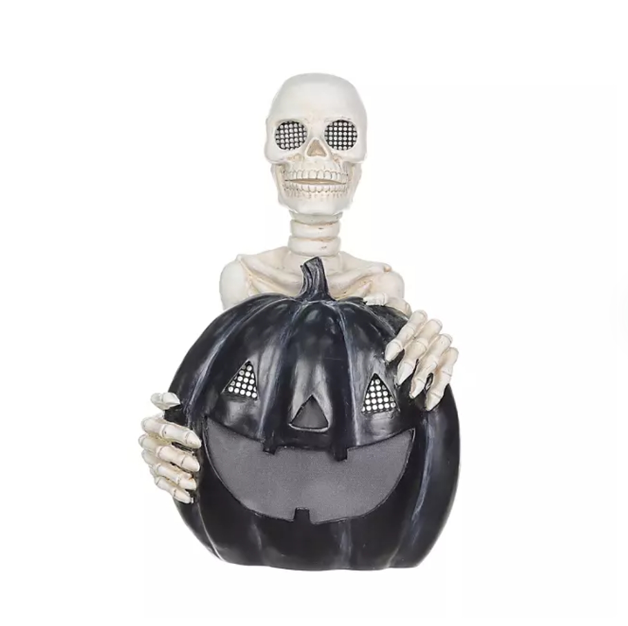 Soon to be sold out!!💝Last Day For Factory Outlet Shop💥Member's Mark 18.5" Pre-Lit Pumpkin with Skeleton