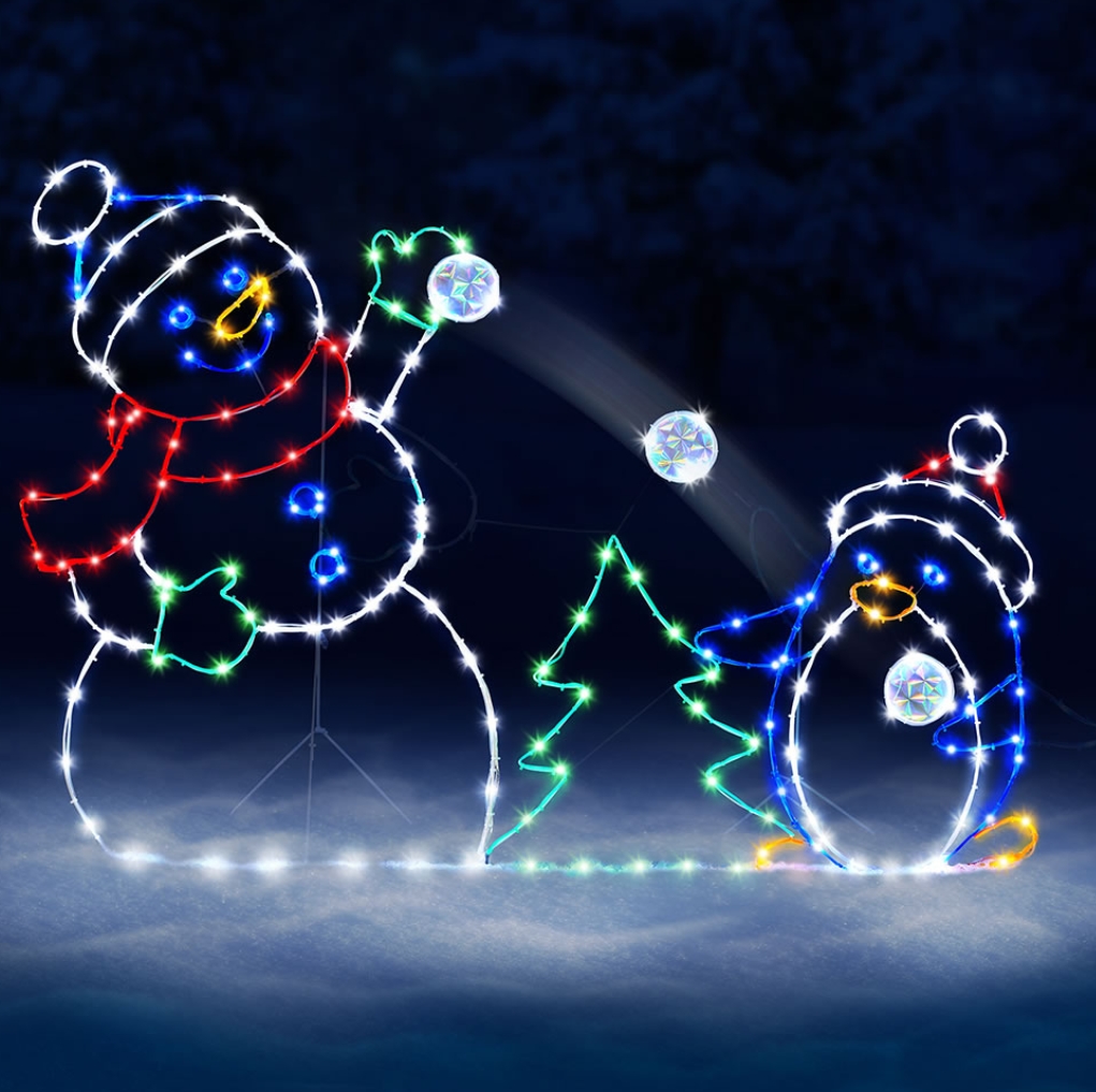 Christmas Clearance 💥 Playful Animated Snowball Fight