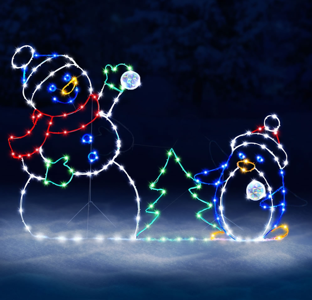 Christmas Clearance 💥 Playful Animated Snowball Fight