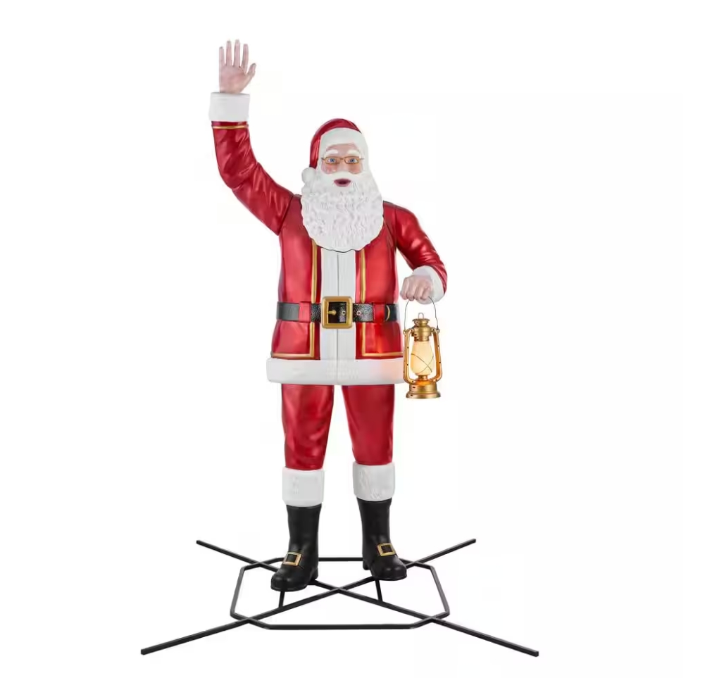 Christmas Clearance 💥8 ft. Holiday Traditions Giant -Sized LED Towering Santa Holiday Yard Decoration