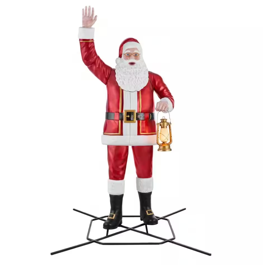 Christmas Clearance 💥8 ft. Holiday Traditions Giant -Sized LED Towering Santa Holiday Yard Decoration
