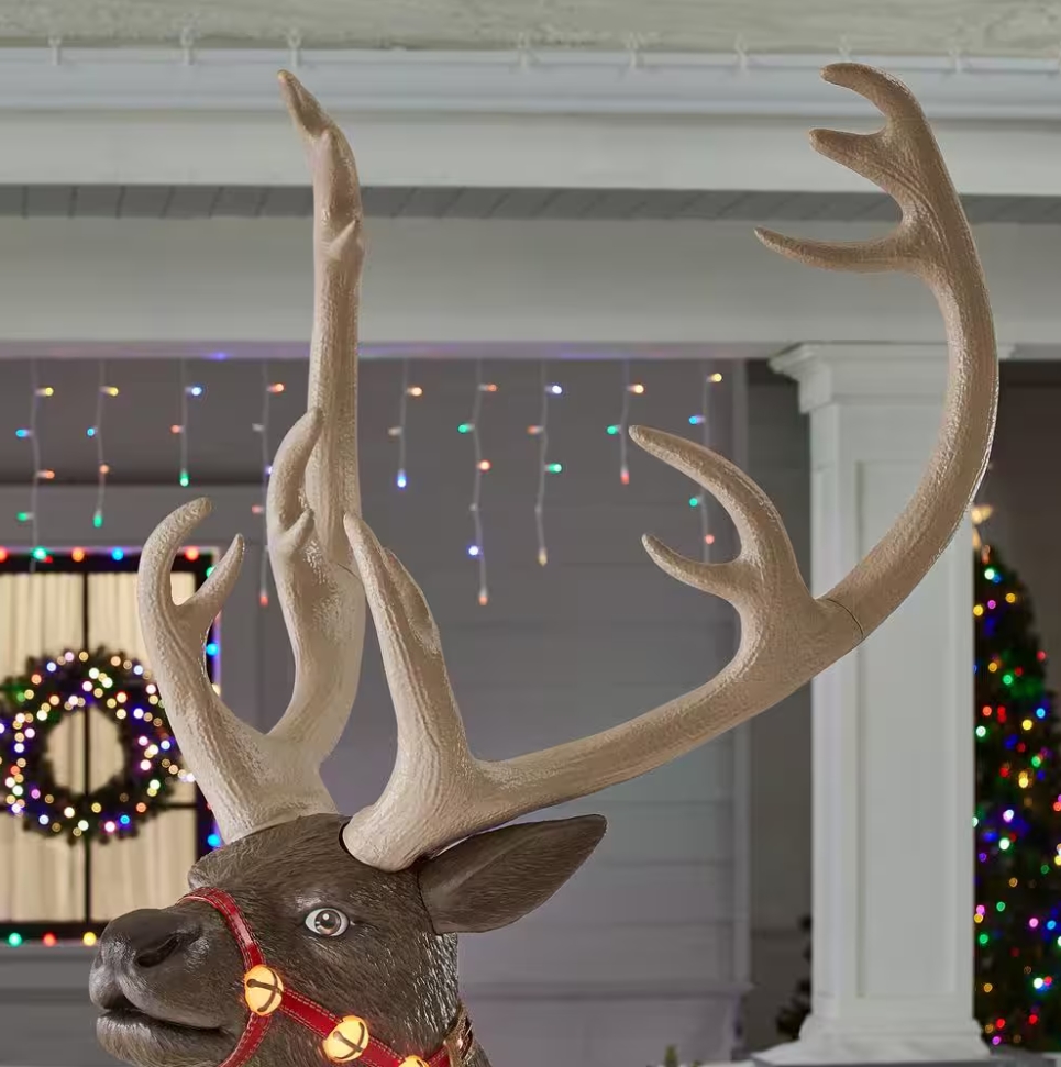 Christmas Clearance 💥8.5 ft. Giant -Sized LED Towering Reindeer Holiday Yard Decoration