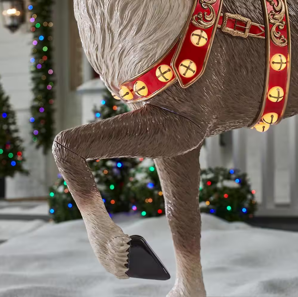 Christmas Clearance 💥8.5 ft. Giant -Sized LED Towering Reindeer Holiday Yard Decoration