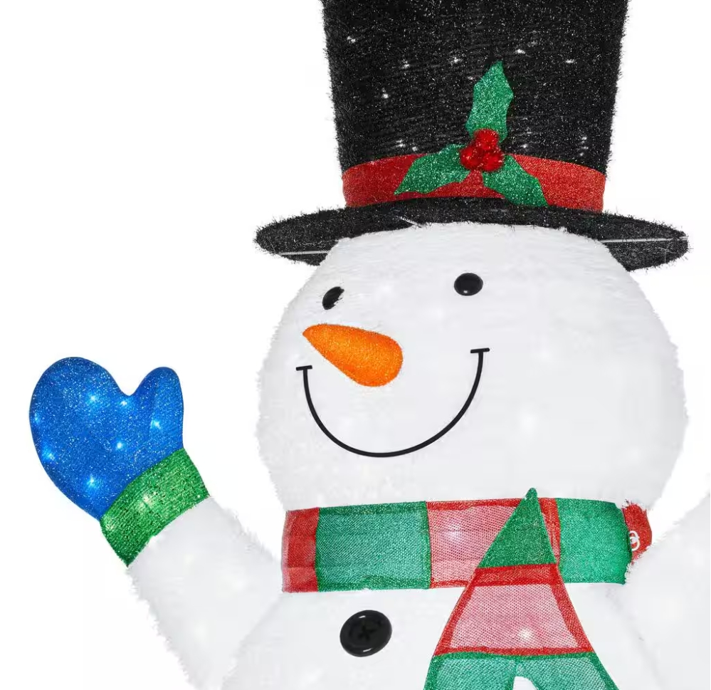 Christmas Clearance 💥8 ft. Yuletide Lane LED Collapsible Snowman Holiday Yard Decoration