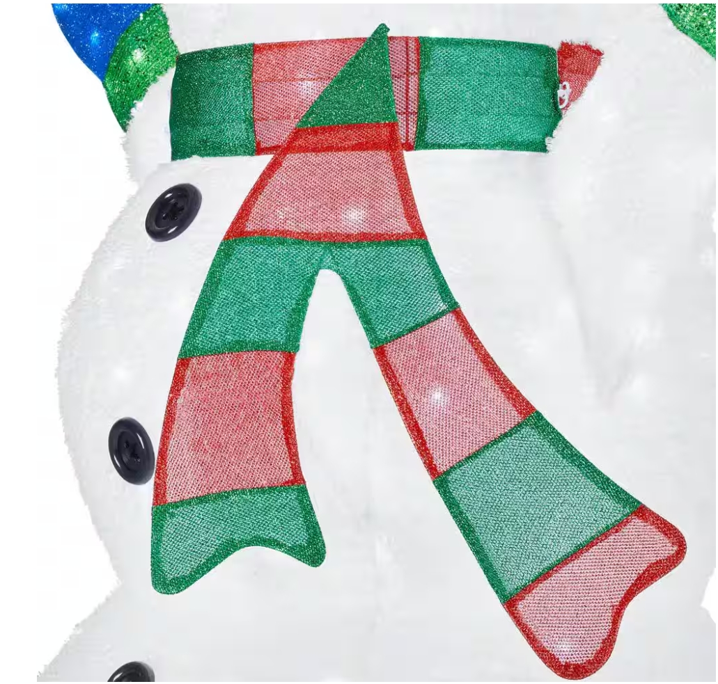 Christmas Clearance 💥8 ft. Yuletide Lane LED Collapsible Snowman Holiday Yard Decoration