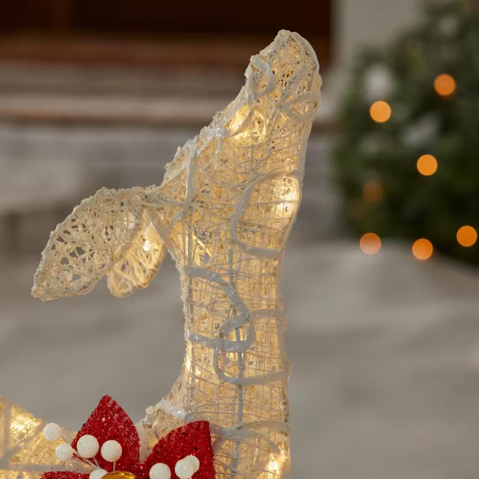 Christmas Clearance 💥2-Piece Polar Wishes LED Deer Holiday Yard Decoration
