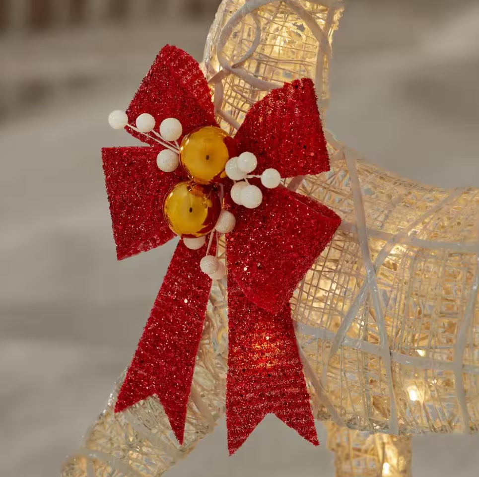 Christmas Clearance 💥2-Piece Polar Wishes LED Deer Holiday Yard Decoration