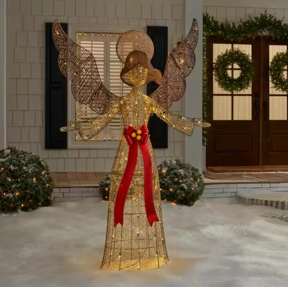 Christmas Clearance 💥6 ft. Polar Wishes LED Angel Holiday Yard Decoration