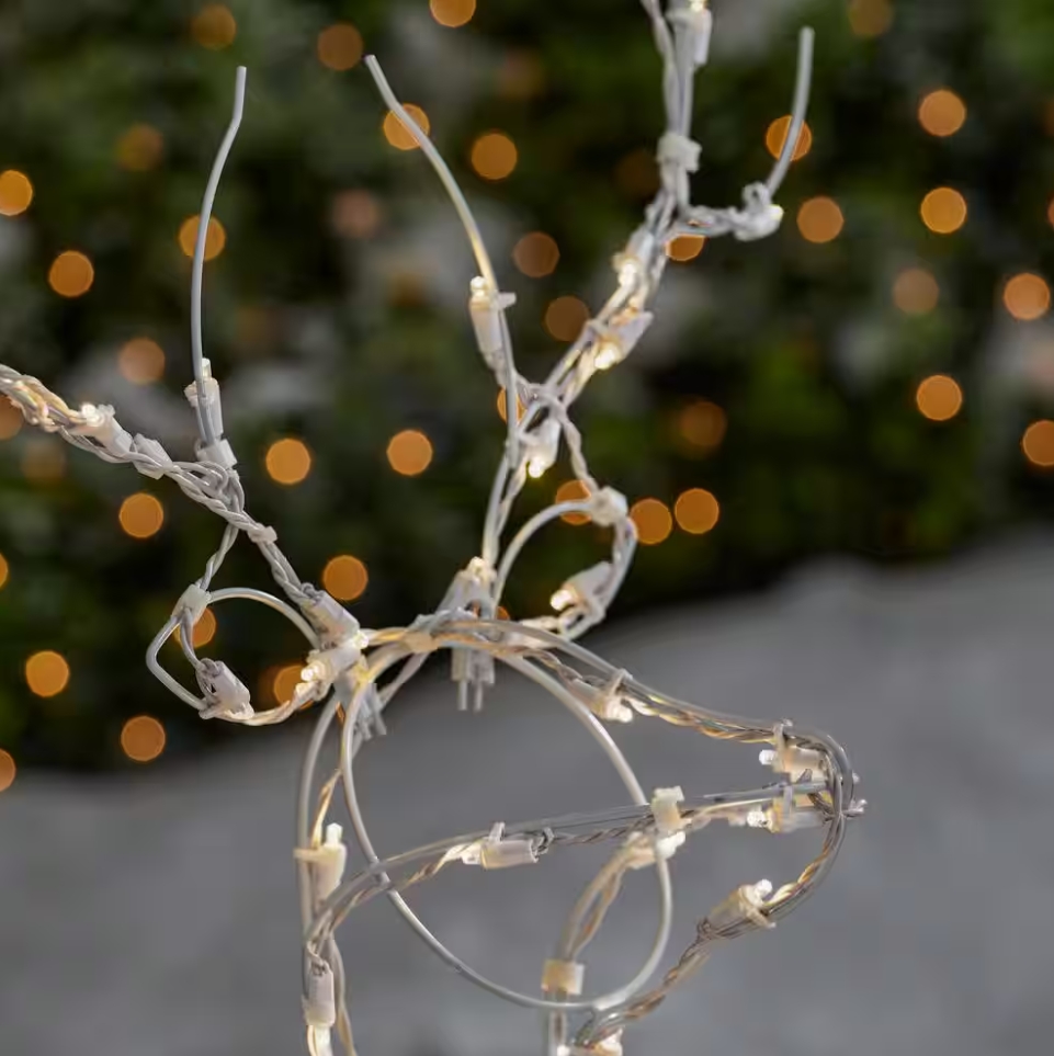 Christmas Clearance 💥4 ft. LED Wire Reindeer Holiday Yard Decoration