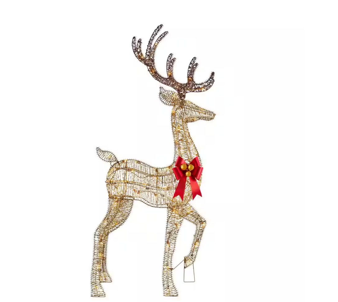 Christmas Clearance 💥5 ft. Polar Wishes LED Deer Holiday Yard Decoration