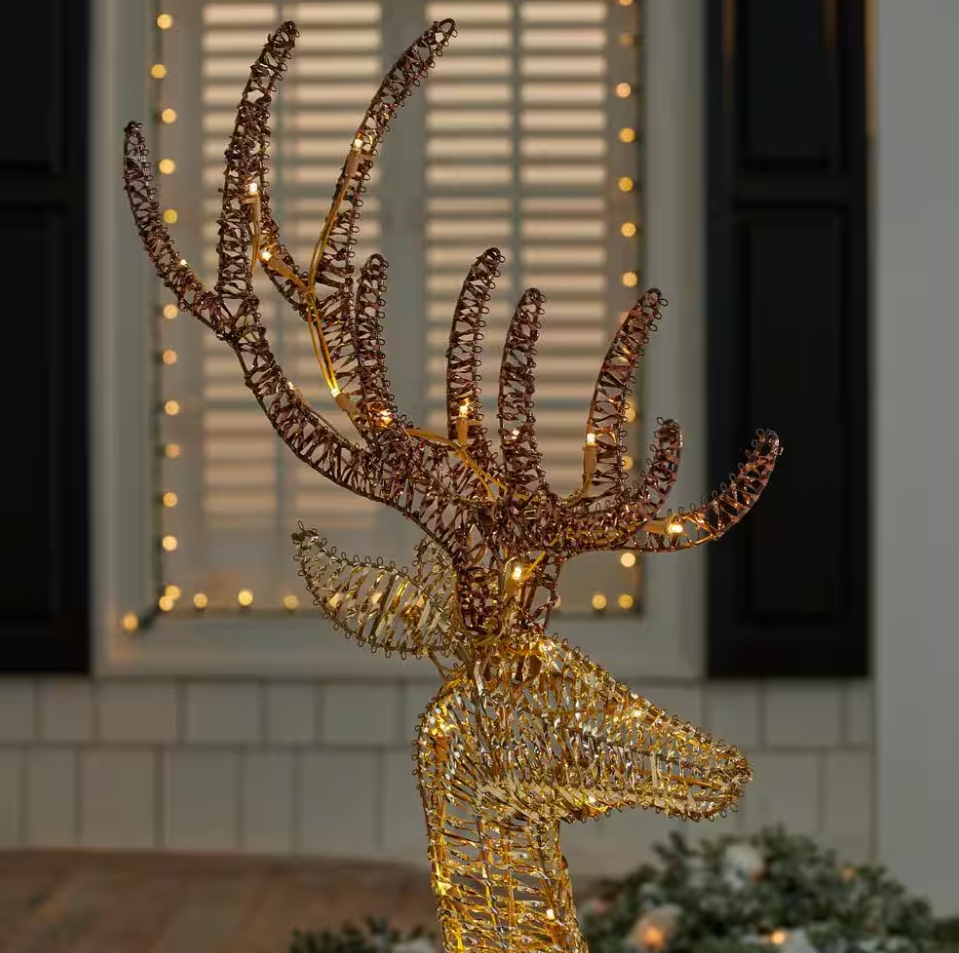 Christmas Clearance 💥5 ft. Polar Wishes LED Deer Holiday Yard Decoration