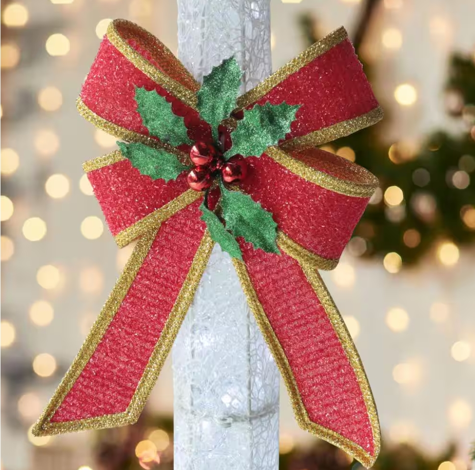 Christmas Clearance 💥6 ft. 3D Post Light Outdoor Christmas Holiday Yard Decoration Cool White LED