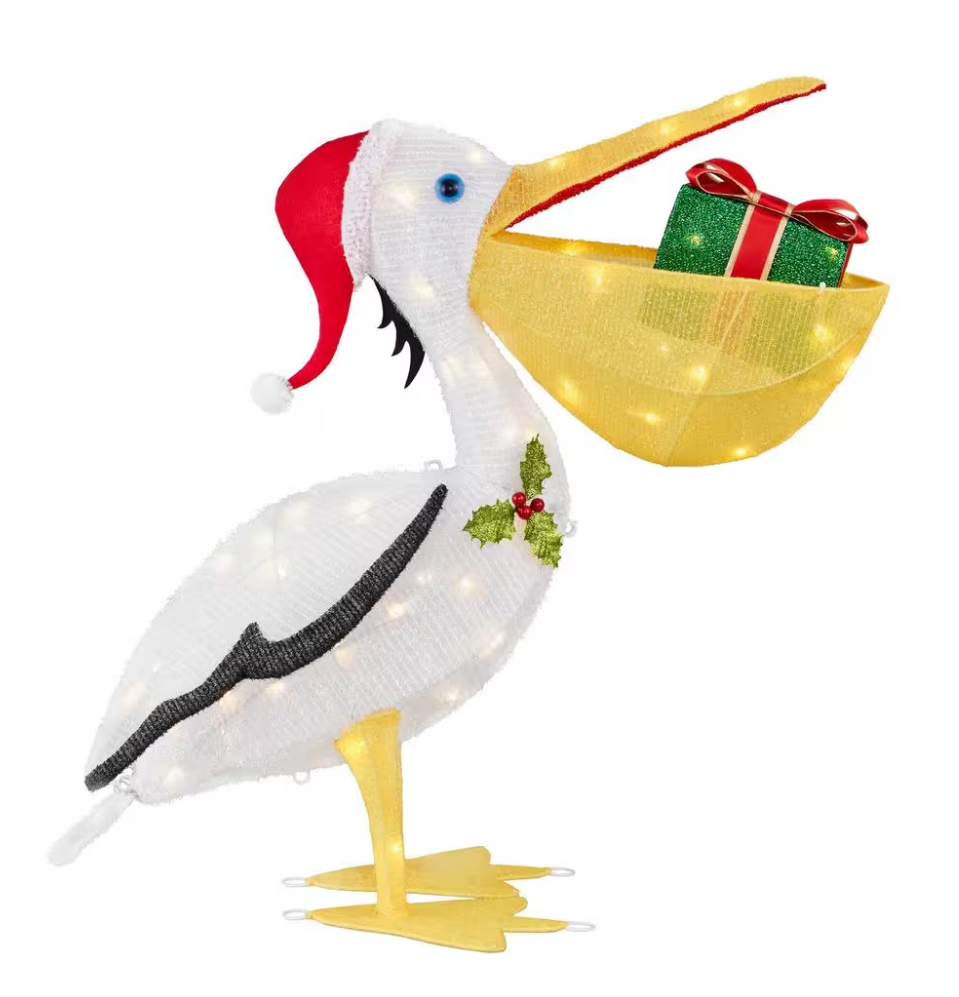 Christmas Clearance 💥3 ft. LED Pelican Holiday Yard Decoration