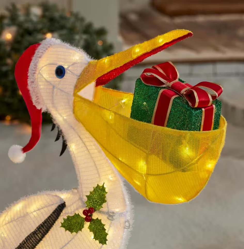 Christmas Clearance 💥3 ft. LED Pelican Holiday Yard Decoration
