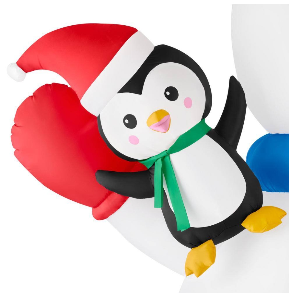 Christmas Clearance 💥9.5 ft. Snowman With Penguins Holiday Inflatable