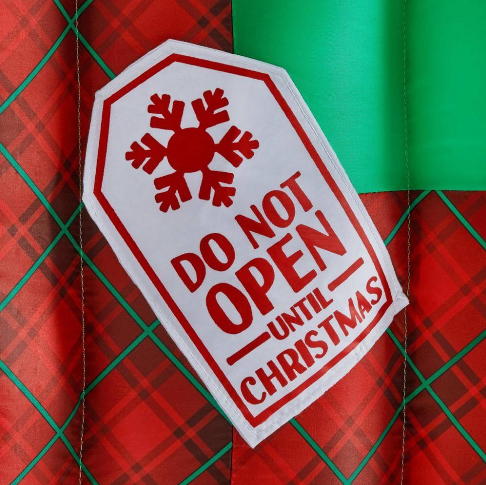 Christmas Clearance 💥5 ft. Animated LED Dog in Gift Box Inflatable