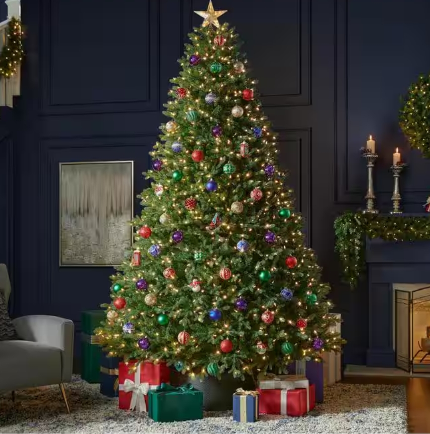 Christmas Clearance 💥9 ft. Pre-Lit LED Ashton Balsam Fir Artificial Christmas Tree