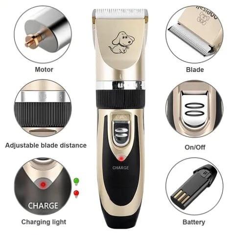 ☀️⛱ Low Noise Cordless Clipper Kit