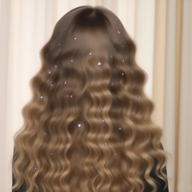 ✨ Sparkle Your Style — Glitter Diamond Hair Gemstone Styling Set 💁‍♀️