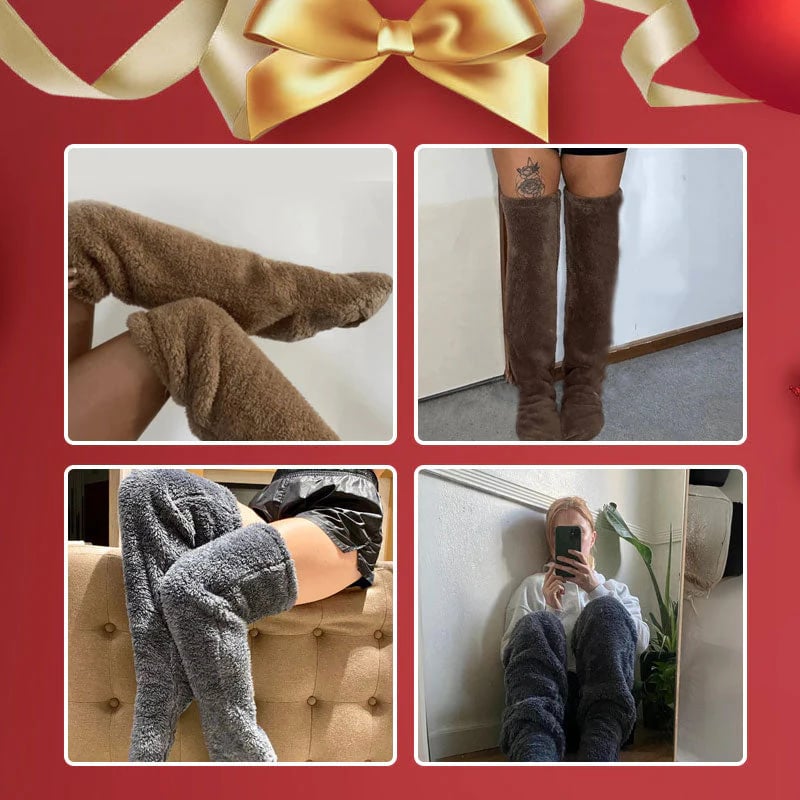 ⏰Christmas Sale 49% OFF💥Goose Down Knee Socks For Christmas🎄