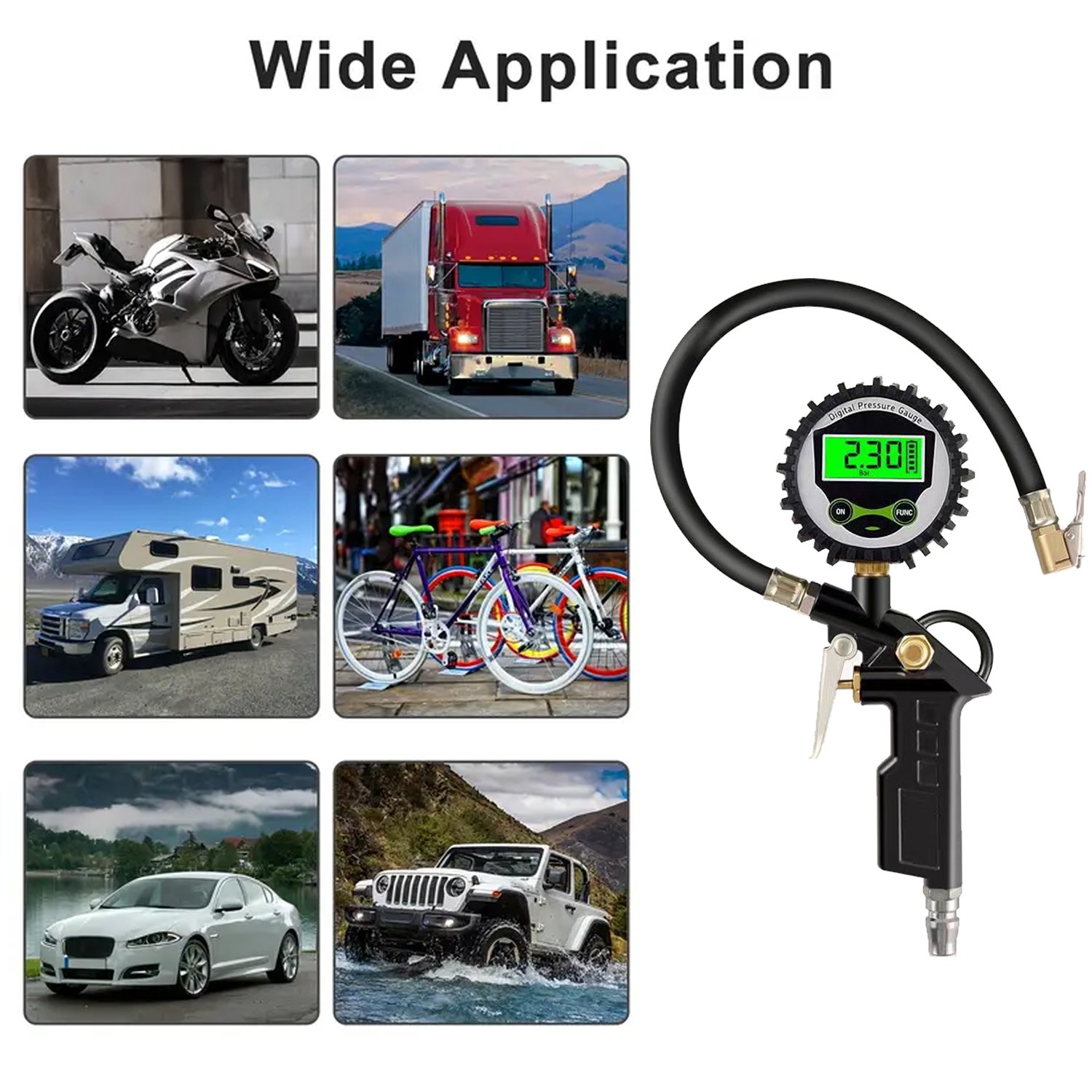 ✨High-Precision Tire Pressure Gauge