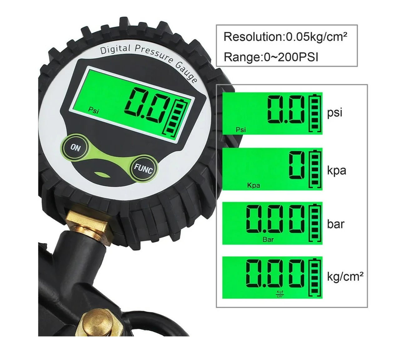 ✨High-Precision Tire Pressure Gauge