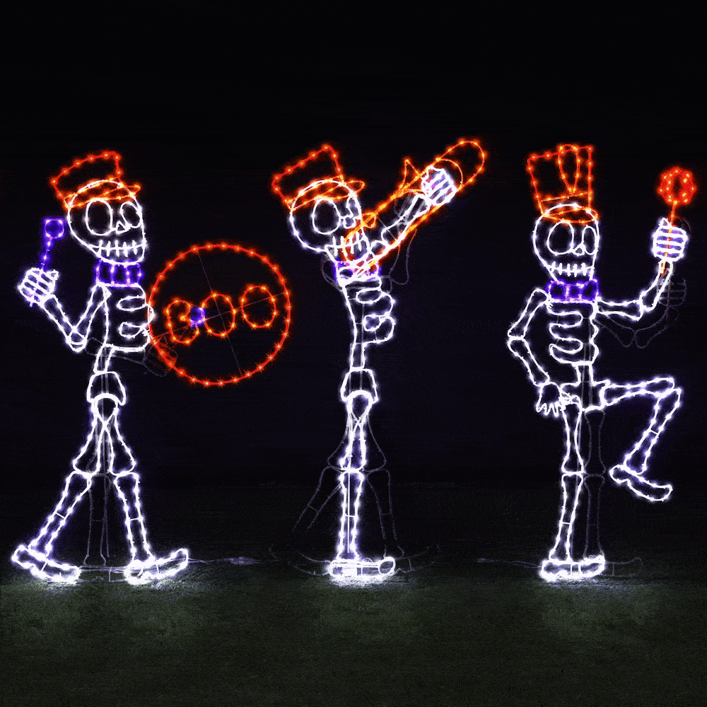 Soon to be sold out!!💝Last Day For Factory Outlet Shop💥The 5' Skeleton Marching Band