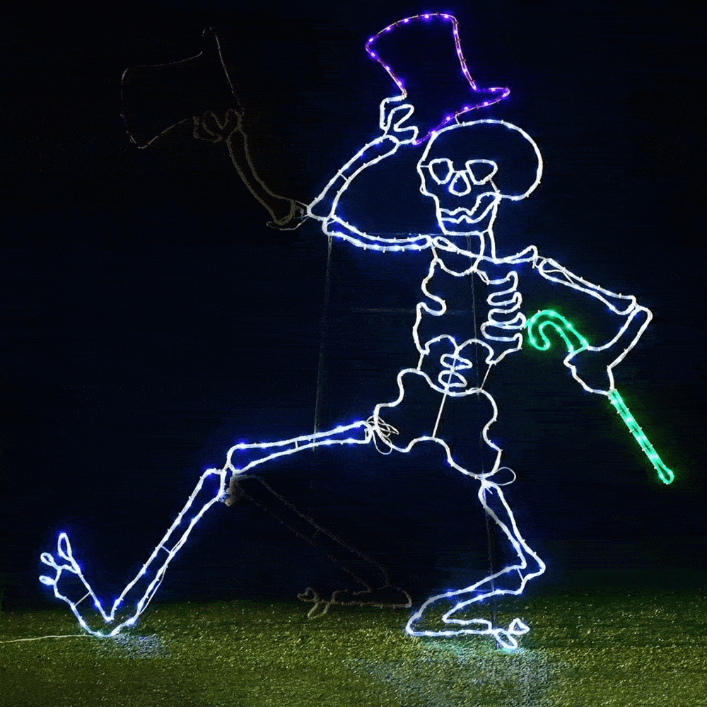 Soon to be sold out!!💝Last Day For Factory Outlet Shop💥The 5' Animated Dancing Skeleton