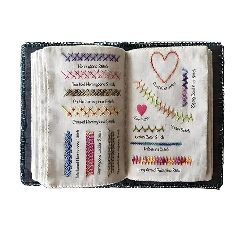 🔥LAST DAY SALE 49% OFF 🌈Beginner-Friendly💕 Embroidery Stitch Book