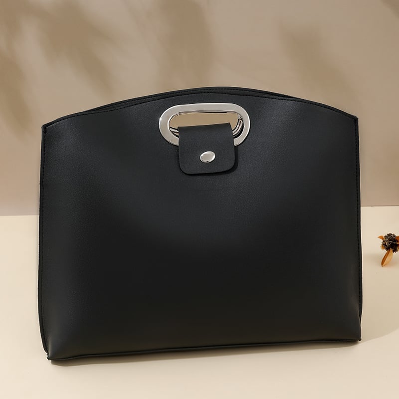 Waterproof Leather 14-16In 2PCS Laptop Bag for Women Handbag