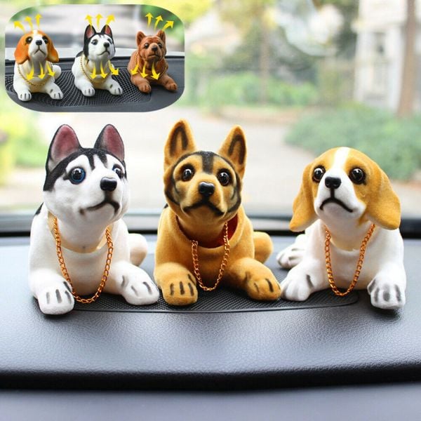 🔥Cute Auto Bobble-head Dog Ornament
