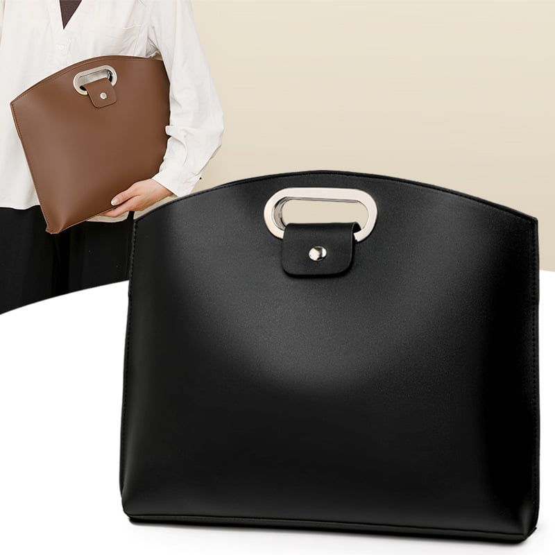 Waterproof Leather 14-16In 2PCS Laptop Bag for Women Handbag