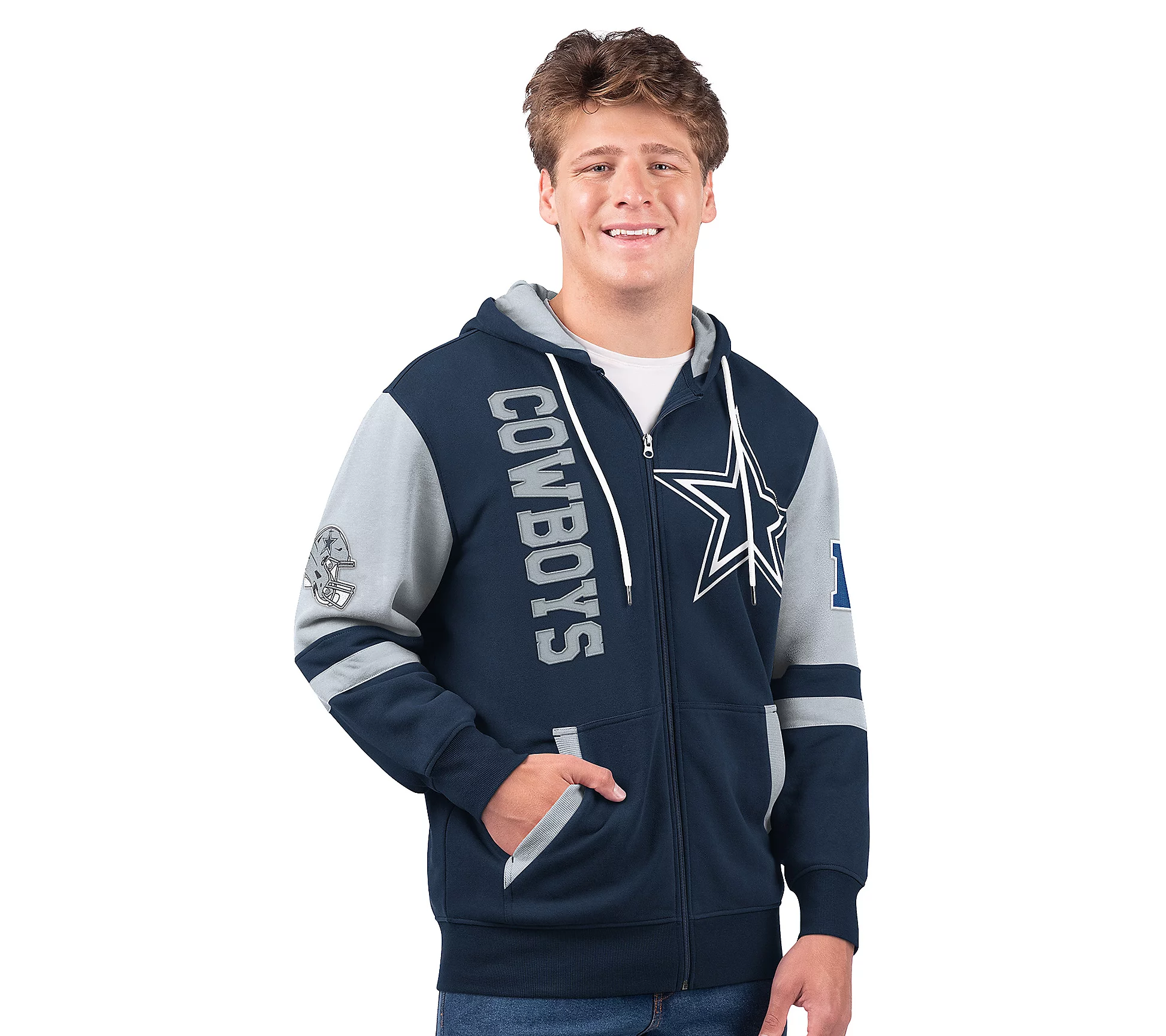 Last day of clearance!!💝Buy more, save more✨NFL Full Zip Hooded Sweatshirt