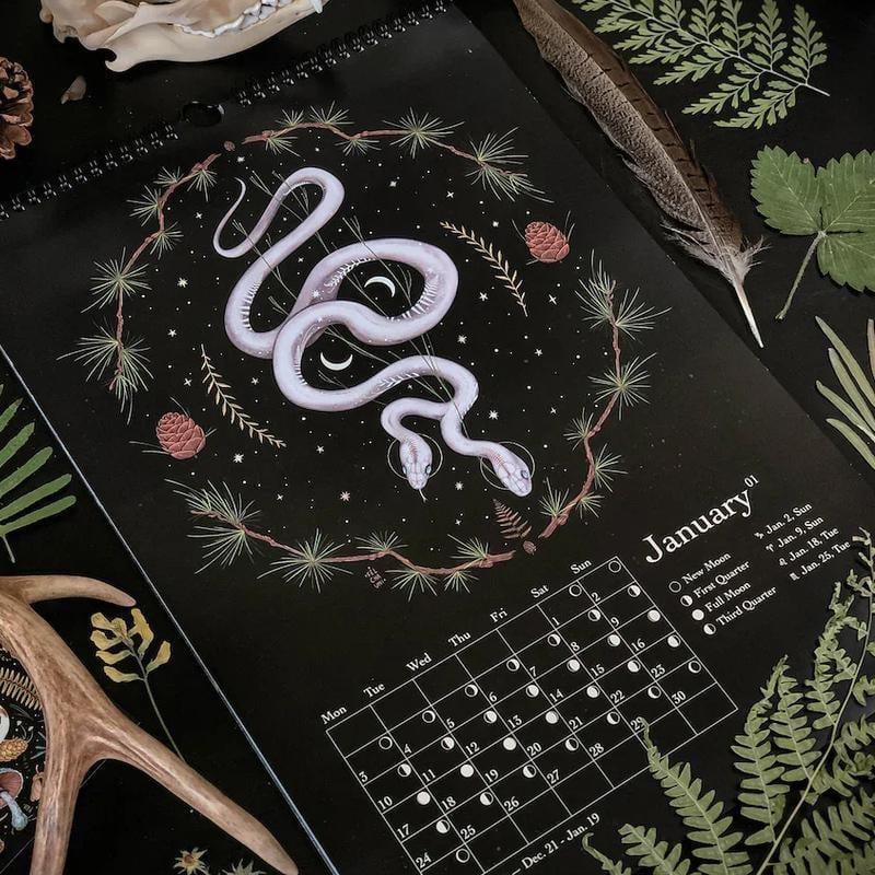 2026 Dark Forest Lunar Calendar