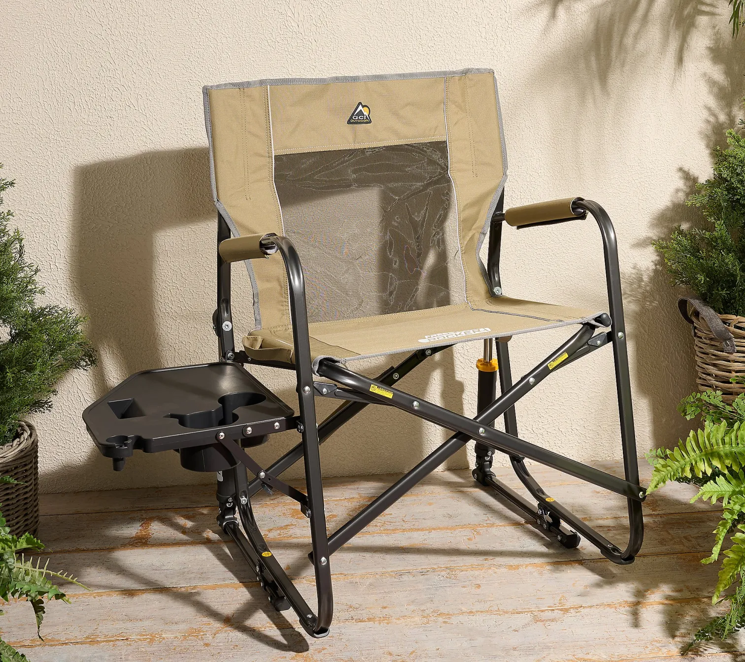 today's special💝clearance-Buy 2 get 2 free,Buy 3 get 3 free💥GCI Outdoor Pack Away Portable Rocking Chair✅350-lb Weight Capacity
